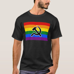 LGBTQIA+ Pride Hammer & Sichel T-Shirt