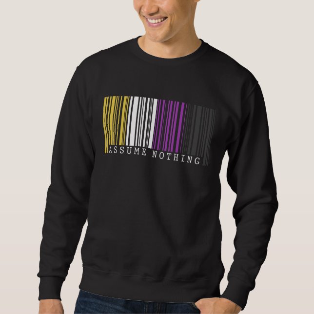 LGBTQIA Pride Lesbian Gay Bisexuell Quee asexuelle Sweatshirt (Vorderseite)