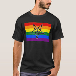 LGBTQIA+ Pride Pentagramm T-Shirt