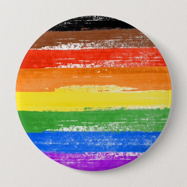LGBTQIA+-Stolperfarbe Button (Vorderseite)
