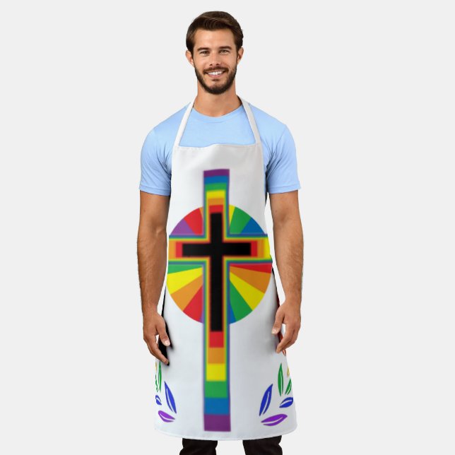 LGBTQIA+ Stolz Christliche Schürze (Getragen)
