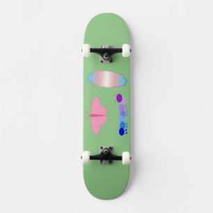 LGBTQIA Transgender Pride Raupe zum Schmettern Skateboard
