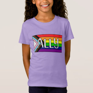 LGBTQIA+ Unterstützer Regenbogenflagge T-Shirt