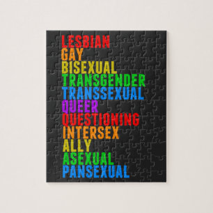 LGBTTQIAAP Pride Diversity Rainbow Acrostic Puzzle