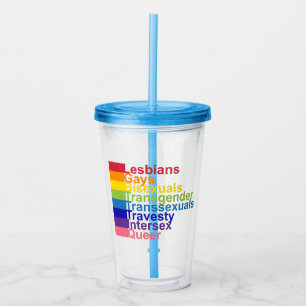 LGBTTTIK ACRYLTRINKBECHER