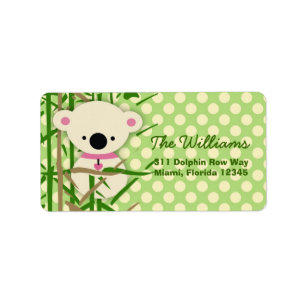 LGC   Koala Kutie Adressaufkleber