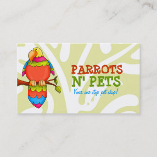 LGC   Papageien N Haustier-Visitenkarte Visitenkarte