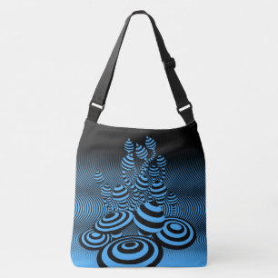 Lge Cross Body Tasche Magic Mushrooms optischer De