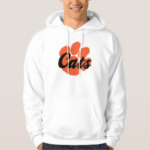 LGHS Wildkatzen Pawprint Weiß-Sweatshirt Hoodie