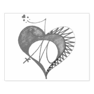 LGM-Briefmarke 25 Gummistempel