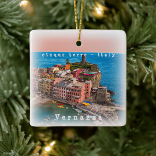 LGR002 VERNAZZA, Cinque Terre, Italien Keramikornament