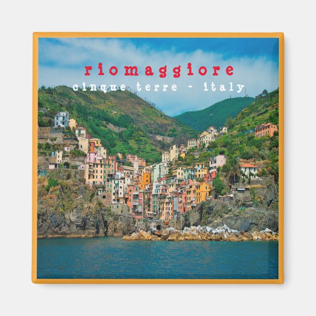 LGR010 RIOMAGGIORE - Cinque Terre - Italien - Kühl Magnet (Vorne)