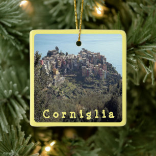 LGR025 CORNIGLIA - Cinque Terre - Italien, Keramikornament