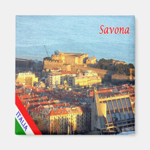 LGR078 SAVONA - Ligurien - Italien - Kühlschrank Magnet