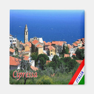 LGR091 CIPRESSA, Ligurien, Italien, Kühlschrank Magnet