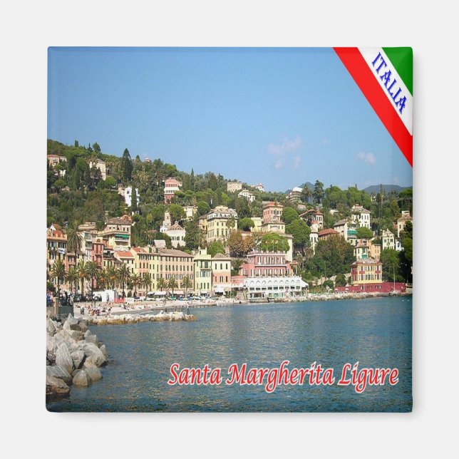 LGR110 SANTA MARGHERITA LIGURE, Kühlschrank Magnet (Vorne)