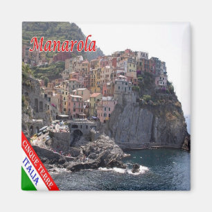 LGR135 MANAROLA - Cinque Terre - Italien - Kühlsch Magnet