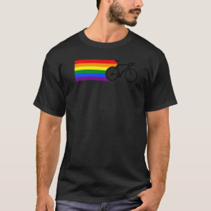 LGt Pride Rainbow Cyclist Biker Biker LG T-Shirt