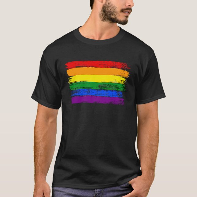 LGTB-Flag 15 T-Shirt (Vorderseite)