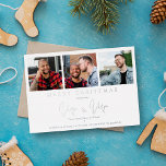 LGTB Gay Whimsical MR & MR Christmas Wedding Foto Folien Feiertagskarte<br><div class="desc">Luxury LGTB Gay Whimsical MR & MR Christmas Wedding Foto Metallic Foil Save the Date Karte mit Umschlag. Wenn Sie gewollt haben, die Rückseite zu koordinieren, schlage ich vor, die folgenden Farbcodes zu verwenden: Rose Gold C3999B - Gold #CBB068 - Silver #B3B3B3. WICHTIGER HINWEIS: Dieses Design ist Teil einer Sammlung...</div>