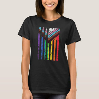 Lgtbiaq+ Pride USA Flaggenmonat T-Shirt