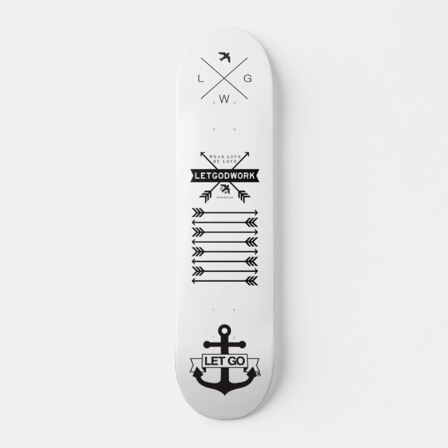 LGW Tri Logo Skateboard (Vorne)