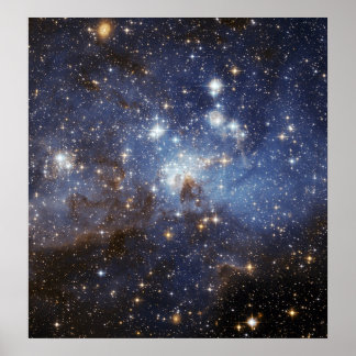 LH 95 Sternenbildende Region NASA Poster