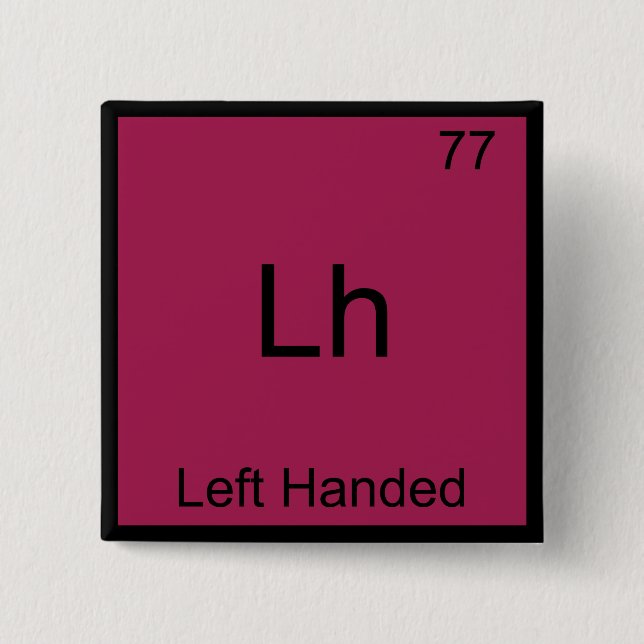 Lh - Links handgeführtes Funny Element Chemistry S Button (Vorderseite)