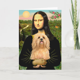 Lhasa Apso 9 - Mona Lisa Karte