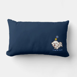 Lhasa apso bubu und kleine Hühnerguagua Lendenkissen