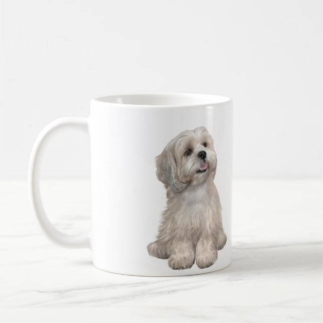 Lhasa Apso (C) - Hellgold Tasse (Links)
