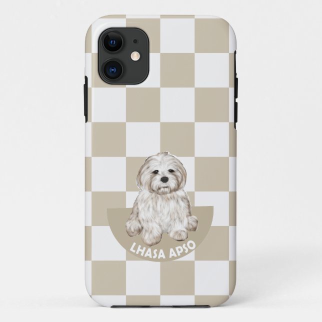 Lhasa Apso Case-Mate iPhone Hülle (Rückseite)