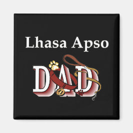 Lhasa apso dad Magnet