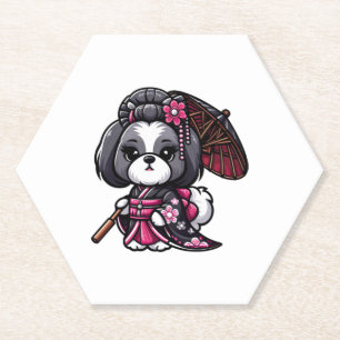 Lhasa Apso Dog Kimono Untersetzer