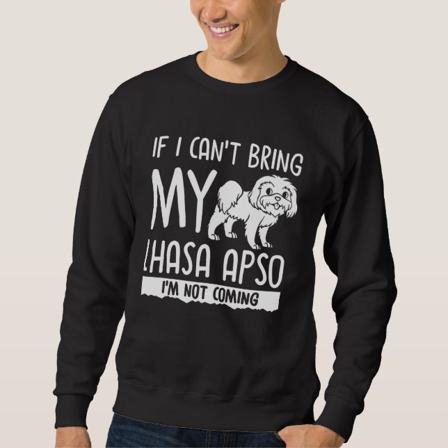 Lhasa Apso Dog  Puppies Owner   1 Sweatshirt (Vorderseite)