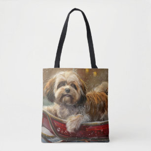 Lhasa Apso Dog Weihnachtsfest