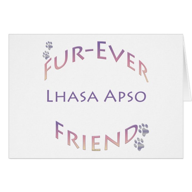 Lhasa Apso Furever (Vorderseite (Horizontal))