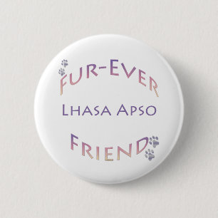 Lhasa Apso Furever Button