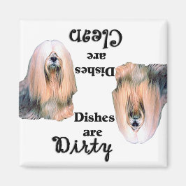 Lhasa Apso Geschirrspüler Magnet