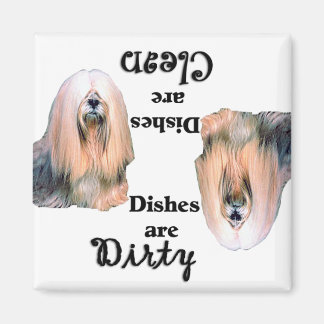 Lhasa Apso Geschirrspüler Magnet