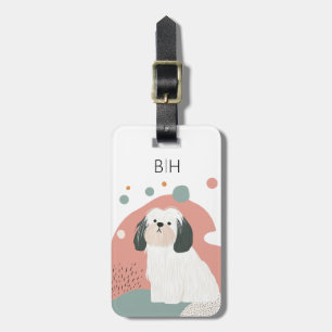 Lhasa Apso Hund Gepäckanhänger