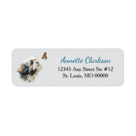 Lhasa Apso Hund Schmetterling Wunder