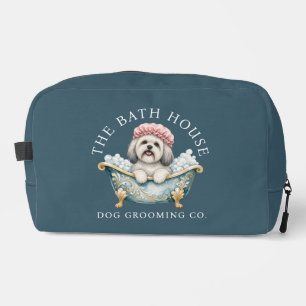 Lhasa Apso Hundetrimmer-Kit-Tasche Türkis Waschbeutel