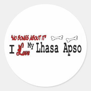 Lhasa Apso (I-Liebe) Aufkleber