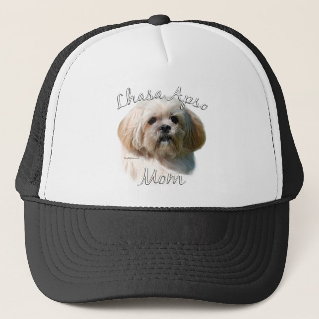 Lhasa Apso Mama 2 Truckerkappe (Vorderseite)