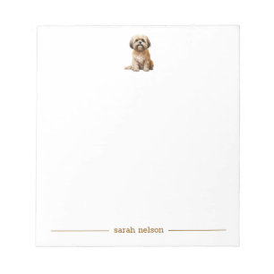 Lhasa Apso Personalisiert Notepad Notizblock