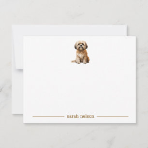 Lhasa Apso Personalisierte Mitteilungskarten
