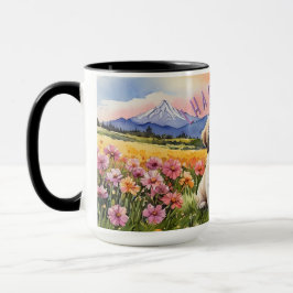 Lhasa Apso Puppy Sunrise Combo Tasse