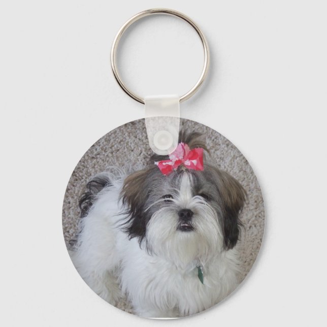 Lhasa Apso Schlüsselanhänger (Vorderseite)