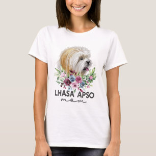 Lhasa Apso Shirt gibt Dog Mama